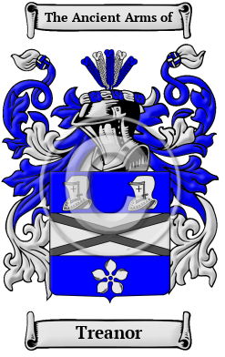 Treanor Family Crest/Coat of Arms