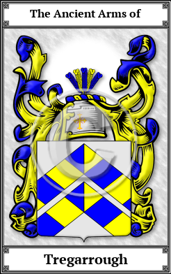 Tregarrough Family Crest Download (JPG) Book Plated - 600 DPI