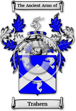 Trahern Family Crest Download (jpg) Legacy Series - 150 DPI
