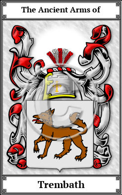 Trembath Family Crest Download (JPG)  Book Plated - 150 DPI