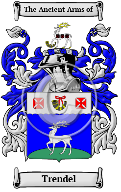 Trendel Family Crest/Coat of Arms