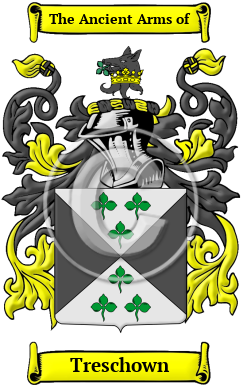 Treschown Family Crest/Coat of Arms