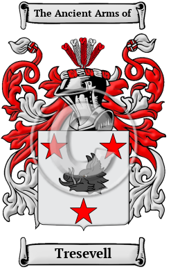 Tresevell Family Crest/Coat of Arms