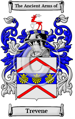 Trevene Family Crest/Coat of Arms