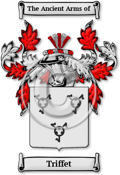 Triffet Family Crest Download (jpg) Legacy Series - 150 DPI