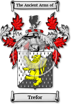Trefor Family Crest Download (JPG) Legacy Series - 300 DPI