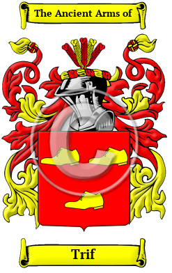 Trif Family Crest/Coat of Arms
