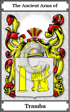 Tramba Family Crest Download (JPG)  Book Plated - 150 DPI