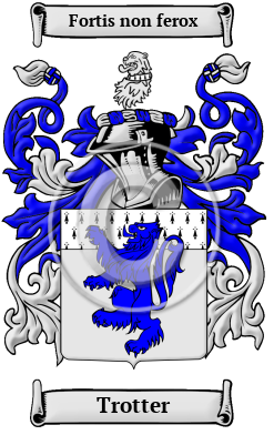 Trotter Family Crest/Coat of Arms