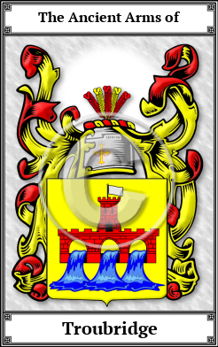 Troubridge Family Crest Download (JPG) Book Plated - 600 DPI