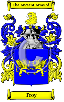 Troy Family Crest/Coat of Arms