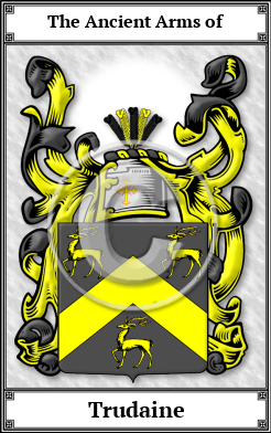 Trudaine Family Crest Download (JPG)  Book Plated - 150 DPI