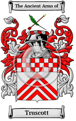Truscott Family Crest/Coat of Arms