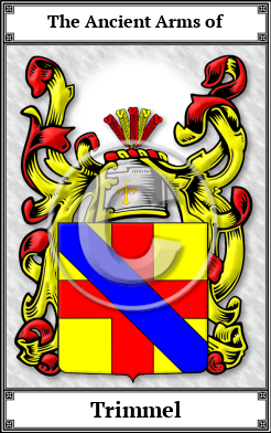 Trimmel Family Crest Download (JPG) Book Plated - 600 DPI
