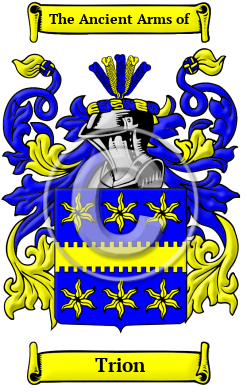 Trion Family Crest/Coat of Arms