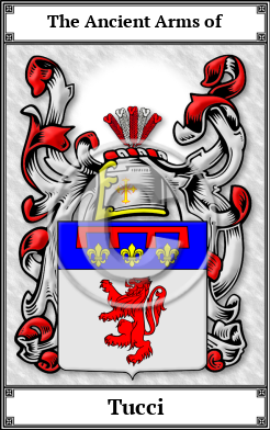 Tucci Family Crest Download (JPG)  Book Plated - 150 DPI