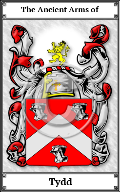 Tydd Family Crest Download (JPG)  Book Plated - 150 DPI
