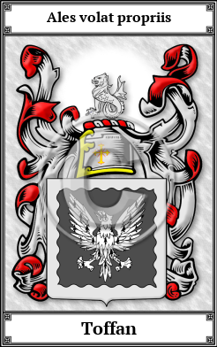 Toffan Family Crest Download (JPG)  Book Plated - 150 DPI