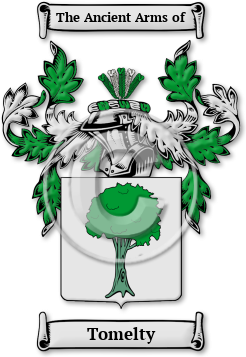 Tomelty Family Crest Download (jpg) Legacy Series - 150 DPI