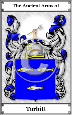Turbitt Family Crest Download (JPG)  Book Plated - 150 DPI