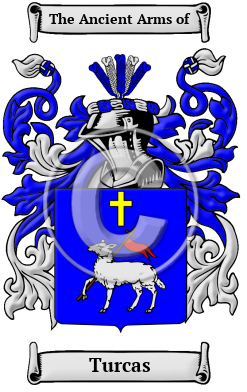 Turcas Family Crest/Coat of Arms