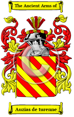 Auzias de turenne Family Crest/Coat of Arms
