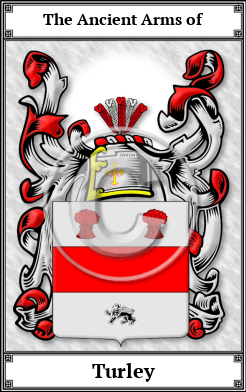 Turley Family Crest Download (JPG)  Book Plated - 150 DPI