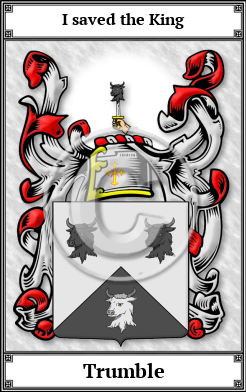 Trumble Family Crest Download (JPG)  Book Plated - 150 DPI