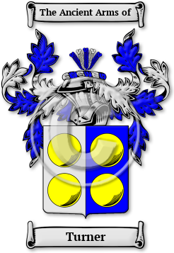 Turner Family Crest Download (JPG) Legacy Series - 600 DPI
