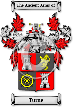 Turne Family Crest Download (JPG) Legacy Series - 600 DPI