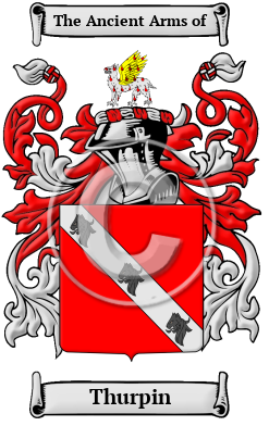 Thurpin Family Crest/Coat of Arms