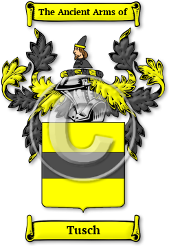 Tusch Family Crest Download (jpg) Legacy Series - 150 DPI