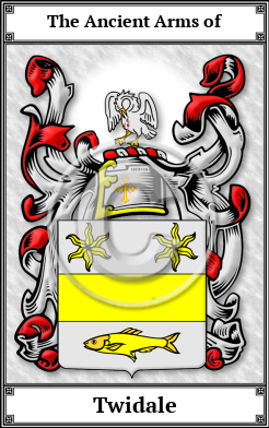 Twidale Family Crest Download (JPG)  Book Plated - 150 DPI