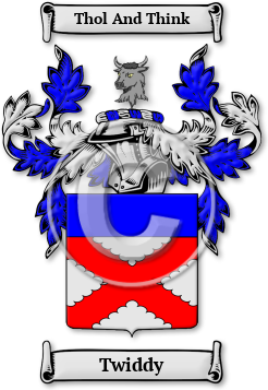Twiddy Family Crest Download (jpg) Legacy Series - 150 DPI