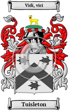 Tuisleton Family Crest/Coat of Arms