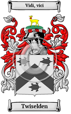 Twiselden Family Crest/Coat of Arms