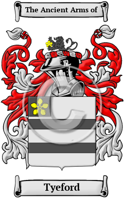 Tyeford Family Crest/Coat of Arms