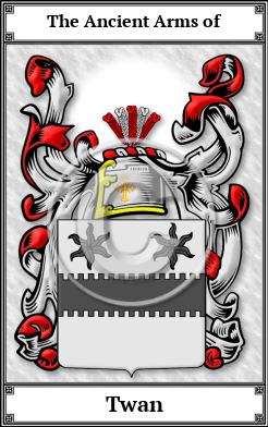 Twan Family Crest Download (JPG)  Book Plated - 150 DPI