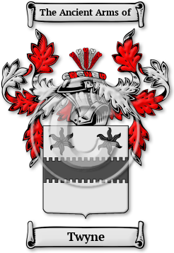 Twyne Family Crest Download (jpg) Legacy Series - 150 DPI