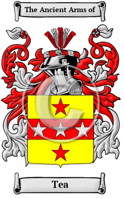 Tea Family Crest/Coat of Arms