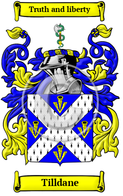 Tilldane Family Crest/Coat of Arms