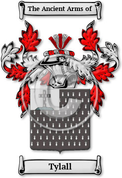 Tylall Family Crest Download (jpg) Legacy Series - 150 DPI