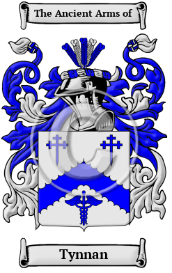 Tynnan Family Crest Download (JPG) Heritage Series - 300 DPI
