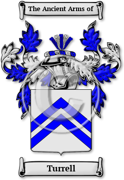 Turrell Family Crest Download (JPG) Legacy Series - 600 DPI