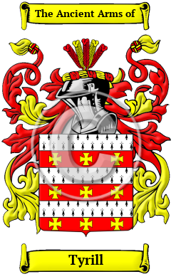 Tyrill Family Crest/Coat of Arms