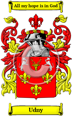 Udny Family Crest/Coat of Arms