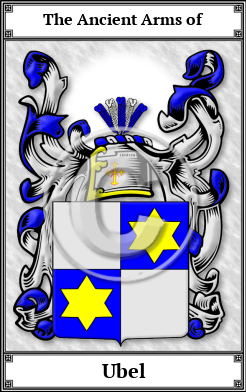 Ubel Family Crest Download (JPG)  Book Plated - 150 DPI