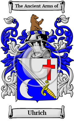 Uhrich Family Crest/Coat of Arms