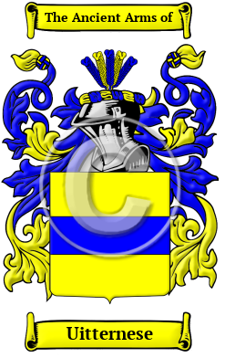 Uitternese Family Crest/Coat of Arms