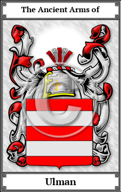 Ulman Family Crest Download (JPG)  Book Plated - 150 DPI